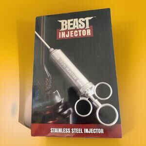 Grill Beast: Beast Injector (2oz Stainless Steel Meat Injector)